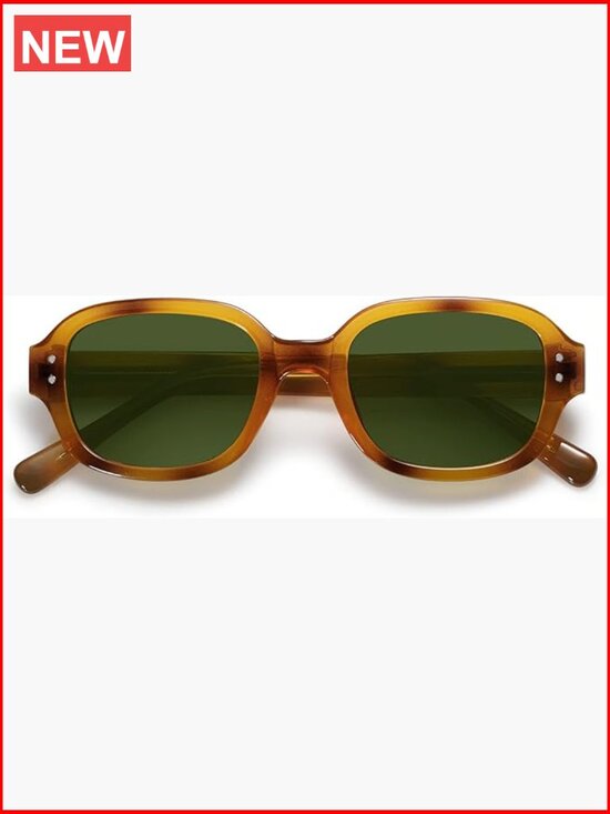 Square Frame Sunglasses with UV400 Protection Stainless Steel main image 7